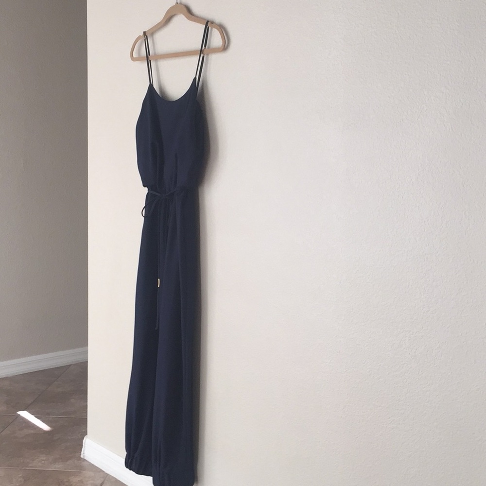 Romper pant navy blue